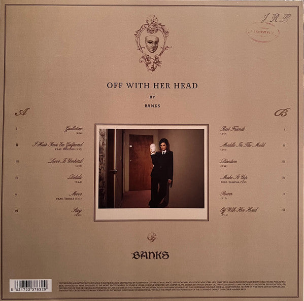 BANKS (7) : Off With Her Head (LP, Album, Bro)