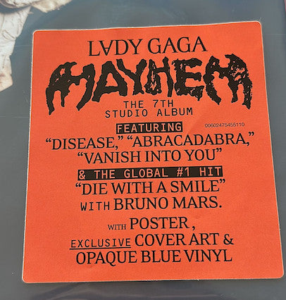 Lady Gaga : Mayhem (LP + LP, S/Sided, Etch + Album, Blu)