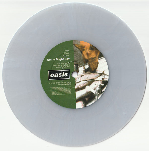 Oasis (2) : Some Might Say (7", Single, Ltd, Num, RE, Pea)
