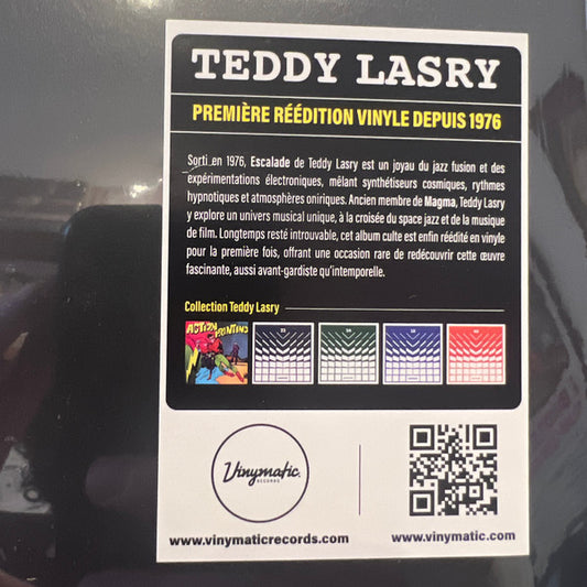 Teddy Lasry : Escalade (LP, RE)