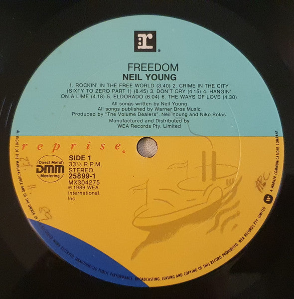 Neil Young : Freedom (LP, Album)