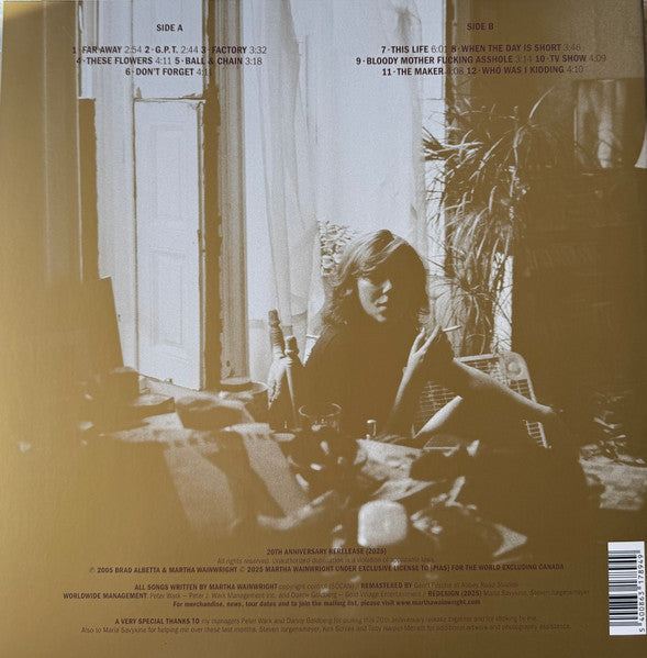Martha Wainwright : Martha Wainwright (LP, Album, RE, RM, Cle)