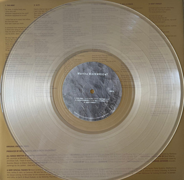 Martha Wainwright : Martha Wainwright (LP, Album, RE, RM, Cle)