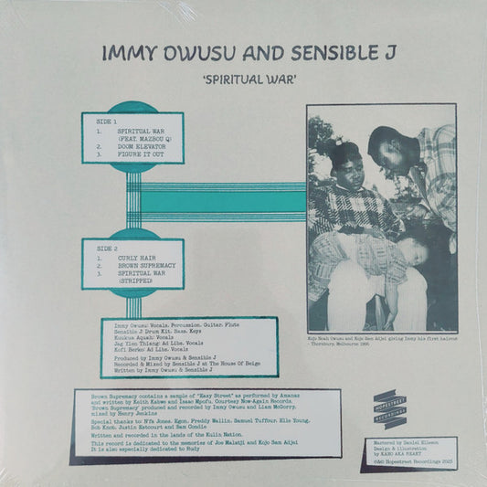 Immy Owusu and Sensible J : Spiritual War (10", MiniAlbum)
