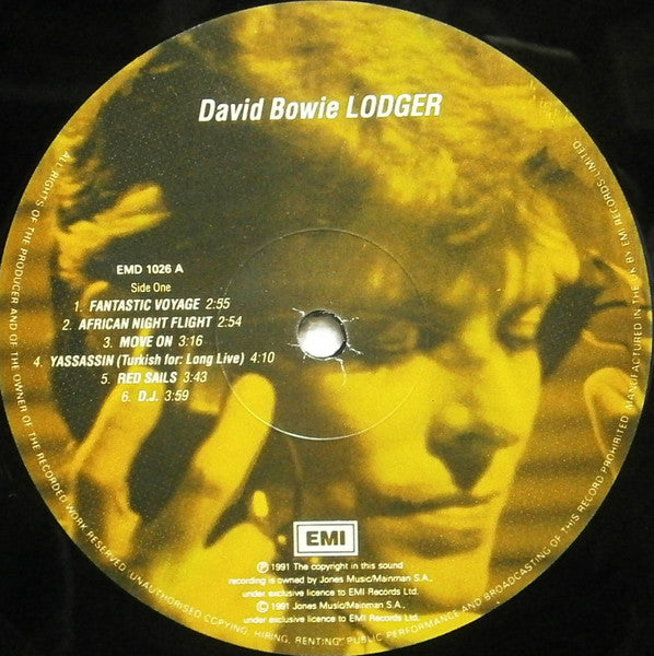 David Bowie : Lodger (LP, Album, RE)