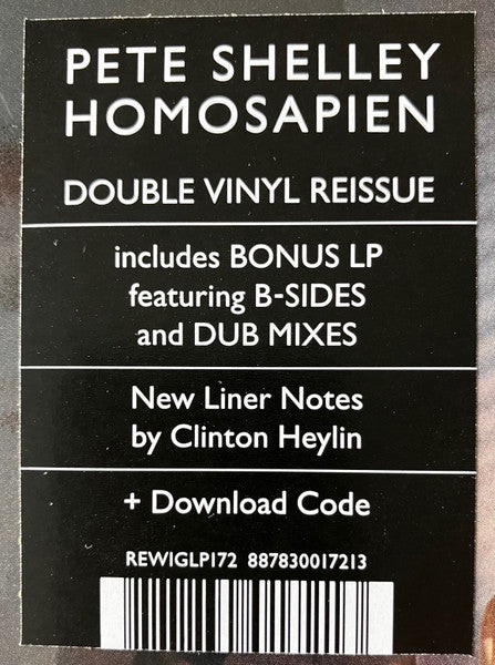 Pete Shelley : Homosapien (2xLP, Album, RE)
