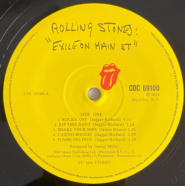 The Rolling Stones : Exile On Main St (2xLP, Album, RE, RM, 180)