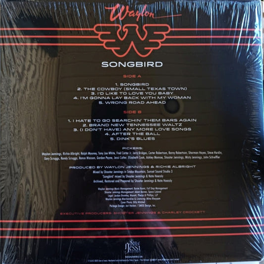 Waylon Jennings : Songbird (LP, Album)
