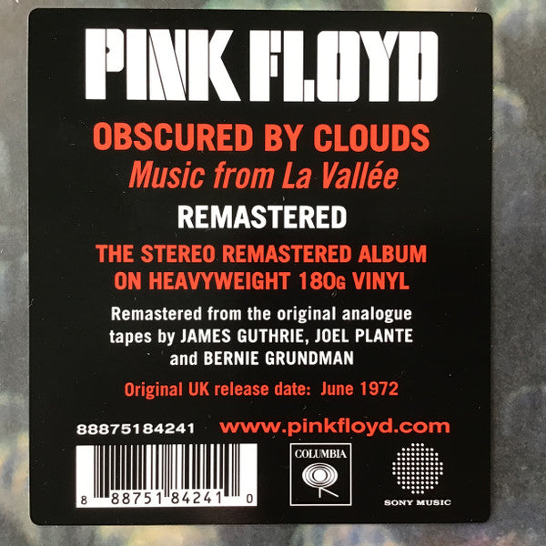 Pink Floyd : Obscured By Clouds (LP, Album, RE, RM, 180)