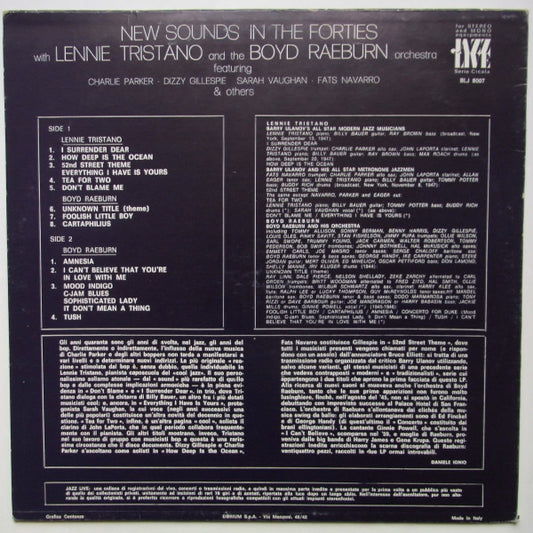 Lennie Tristano And The Boyd Raeburn Orchestra* : New Sounds In The Forties (LP, Comp)