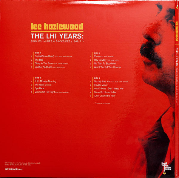 Lee Hazlewood : The LHI Years: Singles, Nudes & Backsides (1968-71) (2xLP, RSD, Comp, RM)