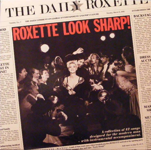 Roxette : Look Sharp! (LP, Album)