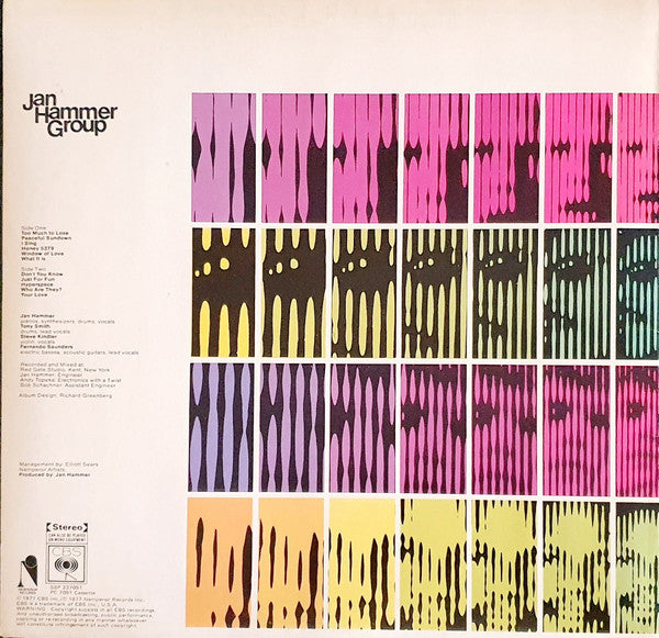 Jan Hammer Group : Melodies (LP, Album)