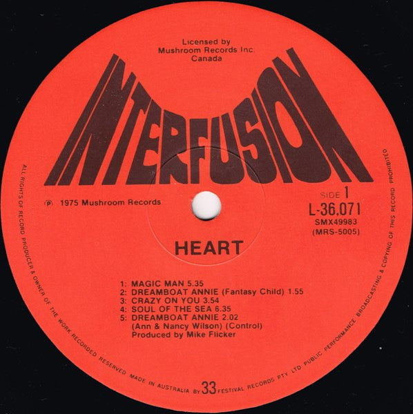 Heart : Dreamboat Annie (LP, Album)