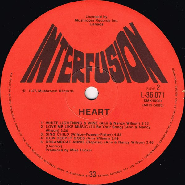 Heart : Dreamboat Annie (LP, Album)