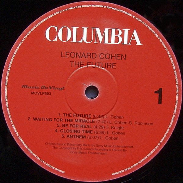 Buy Leonard Cohen : The Future (LP, Album, RE, 180) Online for a