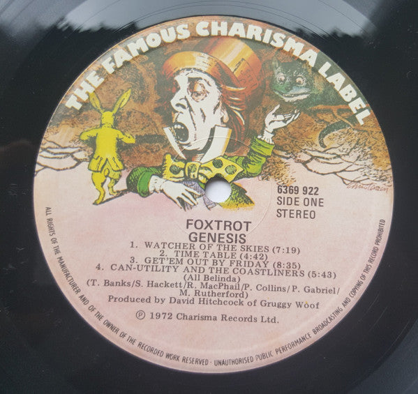Genesis : Foxtrot (LP, Album, RE, Lar)