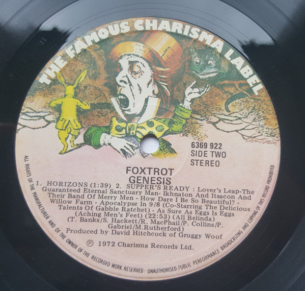 Genesis : Foxtrot (LP, Album, RE, Lar)