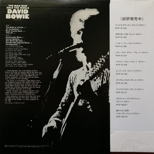 David Bowie : The Man Who Sold The World (LP, Album, RE)