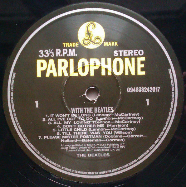 The Beatles : With The Beatles (LP, Album, RE, RM, 180)