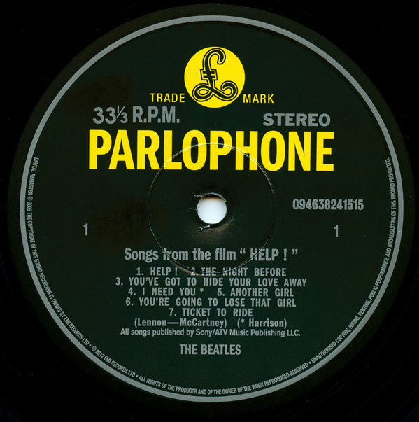 The Beatles : Help! (LP, Album, RE, RM, 180)