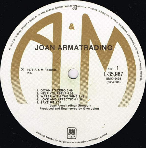 Joan Armatrading : Joan Armatrading (LP, Album)