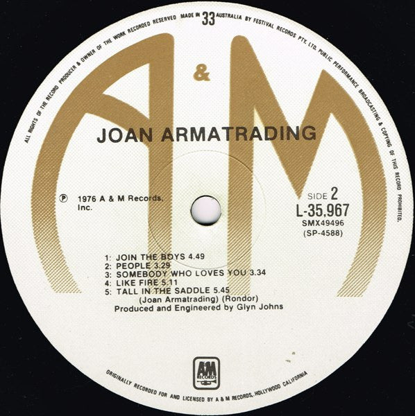Joan Armatrading : Joan Armatrading (LP, Album)
