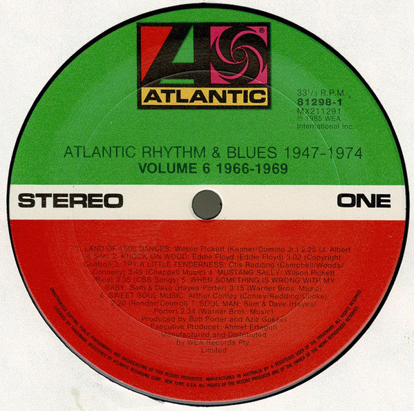 Various : Atlantic Rhythm & Blues 1947-1974 (Volume 6 1966-1969) (2xLP, Comp, Gat)
