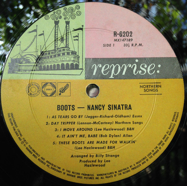 Nancy Sinatra : Boots (LP, Album, Mono)