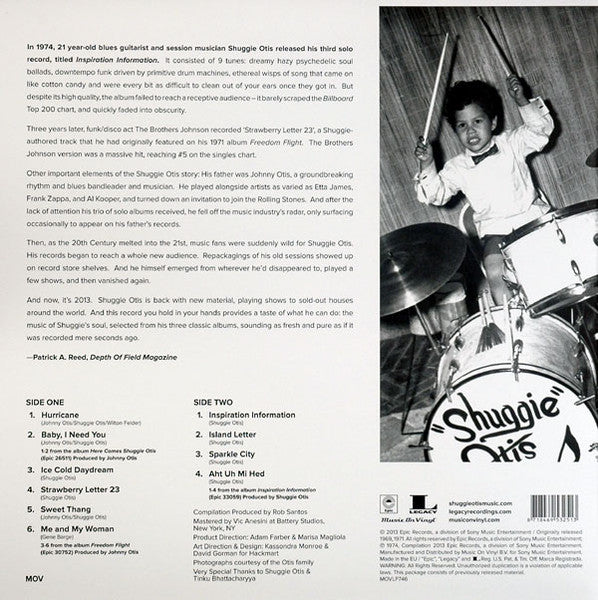 Shuggie Otis : Introducing Shuggie Otis (LP, Comp, 180)