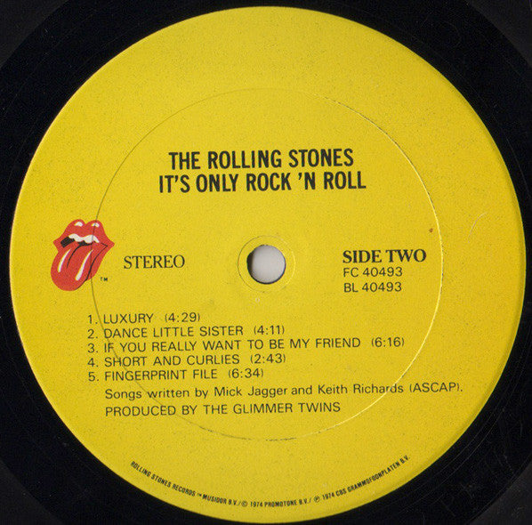 The Rolling Stones : It's Only Rock 'N Roll (LP, Album, RE)