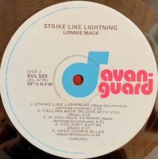Lonnie Mack : Strike Like Lightning (LP)