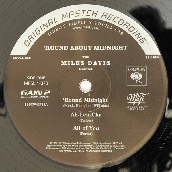 Miles Davis : 'Round About Midnight (LP, Album, Mono, Ltd, Num, RE, RM, S/Edition, 180)