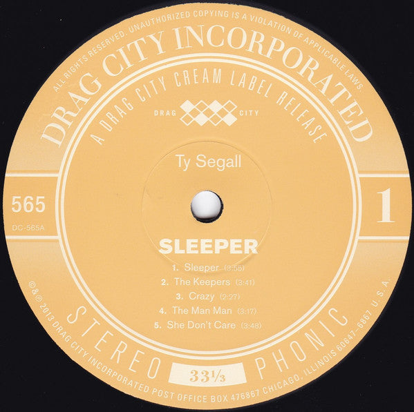 Ty Segall : Sleeper (LP, Album)
