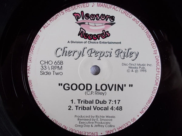 Cheryl Pepsi Riley* : Good Lovin' (2x12")