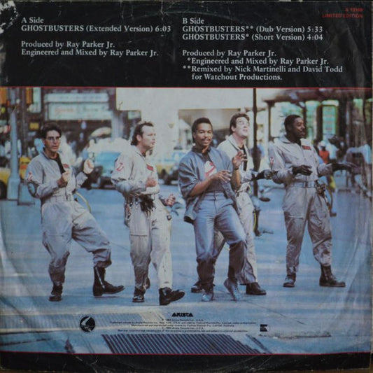 Ray Parker Jr. : Ghostbusters (Extended Version) (12", Single, Ltd)