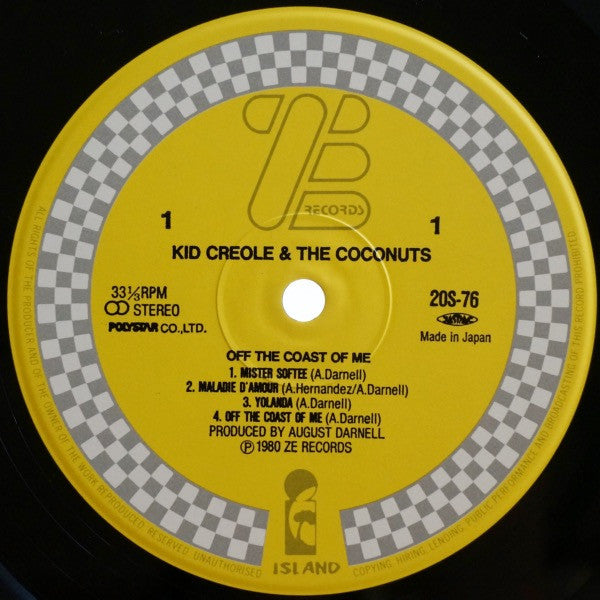 Kid Creole & The Coconuts* : Off The Coast Of Me (LP, Album)