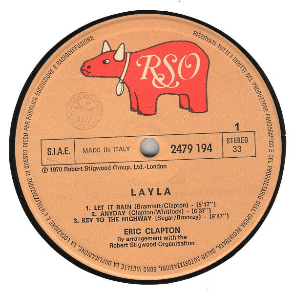 Eric Clapton : Layla (LP, Comp, RE)