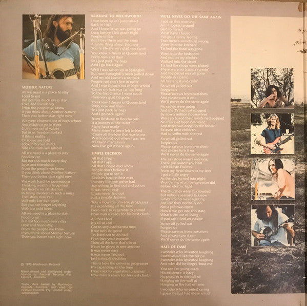 Matt Taylor (3) : Straight As A Die (LP, Album)