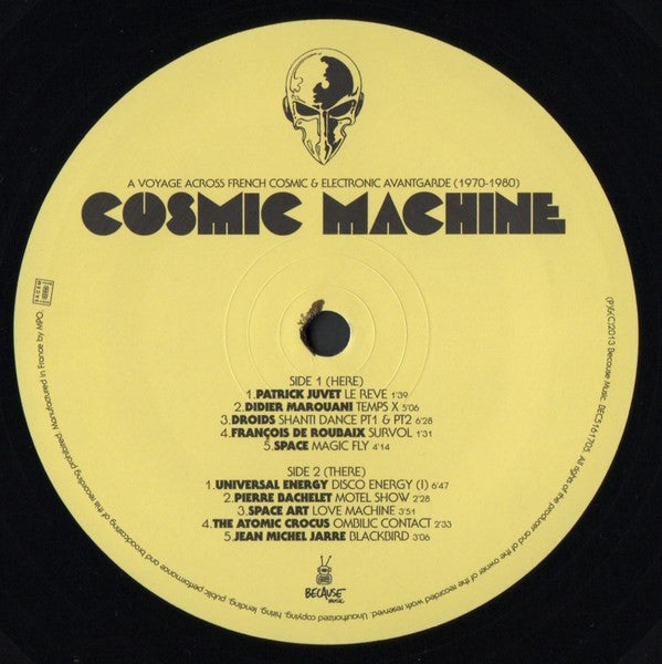 Various : Cosmic Machine - A Voyage Across French Cosmic & Electronic Avantgarde (1970-1980) (2xLP, Comp + CD, Comp + Dlx, Ltd)