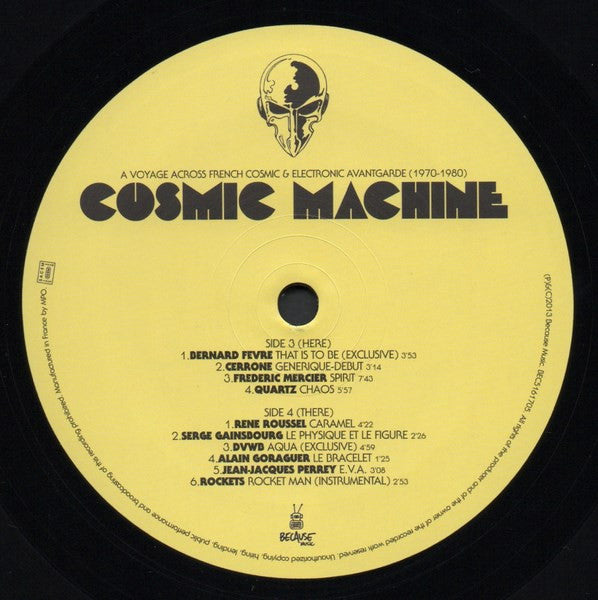Various : Cosmic Machine - A Voyage Across French Cosmic & Electronic Avantgarde (1970-1980) (2xLP, Comp + CD, Comp + Dlx, Ltd)
