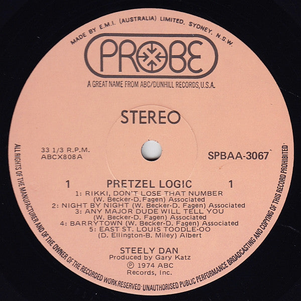 Steely Dan : Pretzel Logic (LP, Album, Gat)