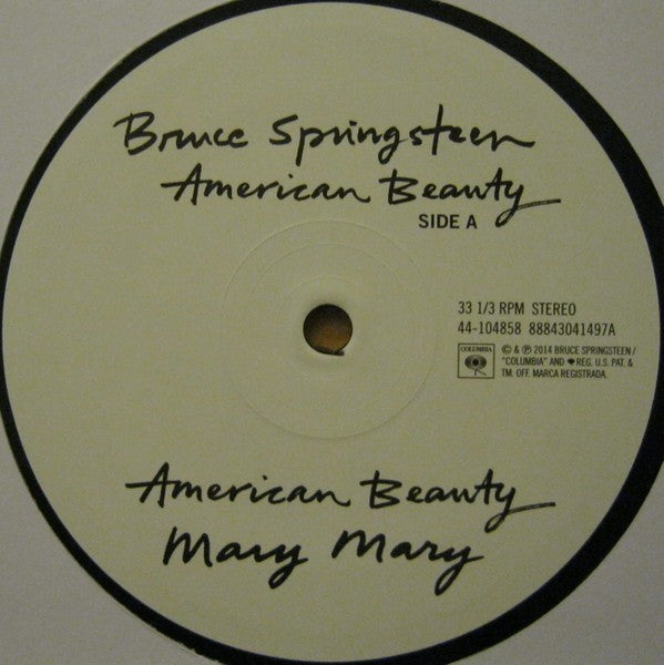 Bruce Springsteen : American Beauty (12", EP, RSD, Ltd)