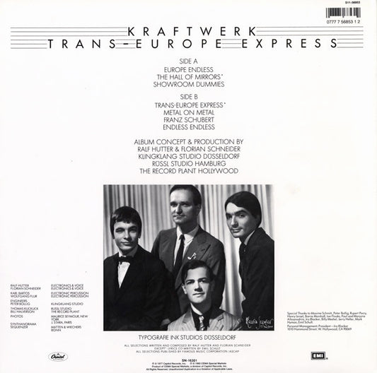 Kraftwerk : Trans-Europe Express (LP, Album, RE, KEV)