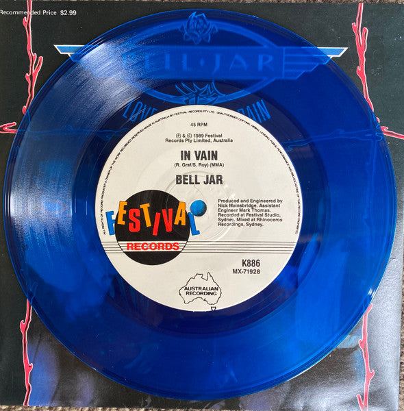 Bell Jar : Love Like Rain (7", Single, PS )