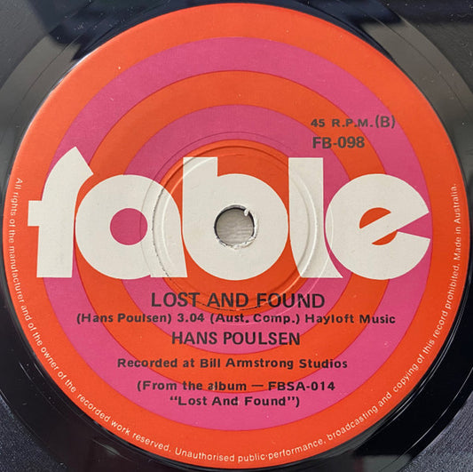 Hans Poulsen : Meet Me In The Valley (7", Single)