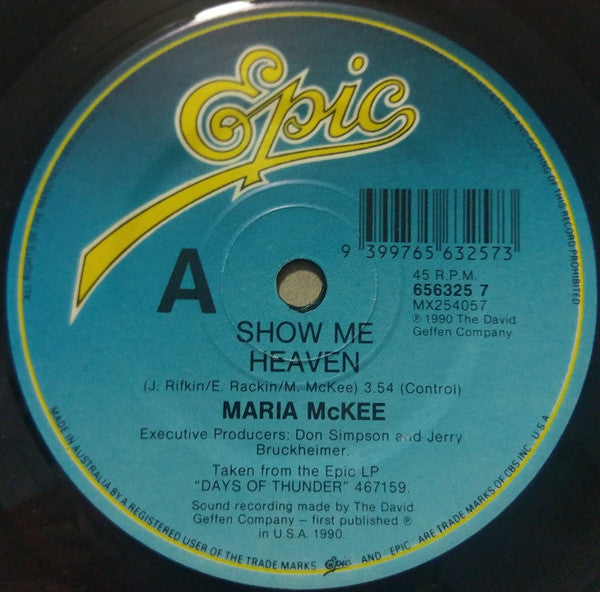 Maria McKee : Show Me Heaven (7", Single, M/Print)