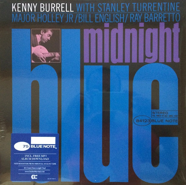 Kenny Burrell : Midnight Blue (LP, Album, RE, RM, 180)