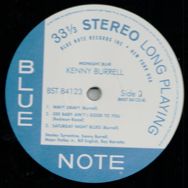 Kenny Burrell : Midnight Blue (LP, Album, RE, RM, 180)