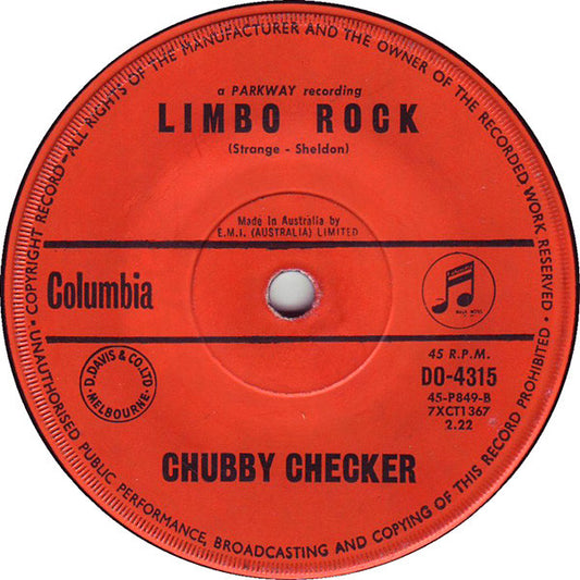 Chubby Checker : Popeye (The Hitchhiker) / Limbo Rock (7", Single)